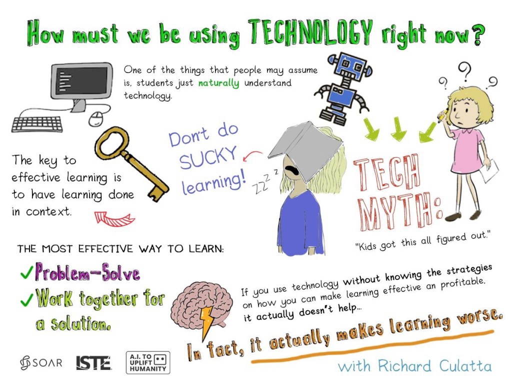 A great sharing by Richard of&nbsp;ISTE