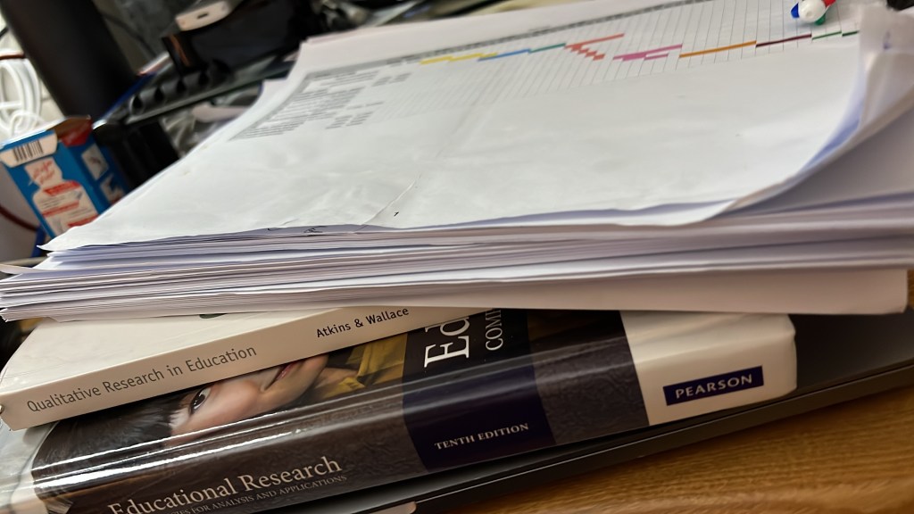 Start my EdD Thesis&nbsp;project